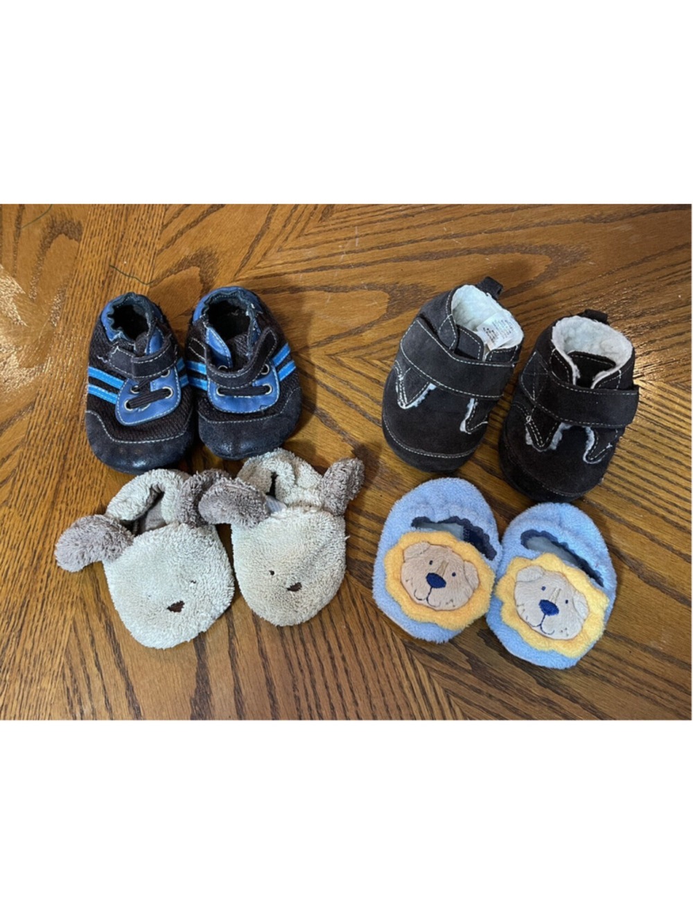 Baby boy footies shoes BUNDLE
